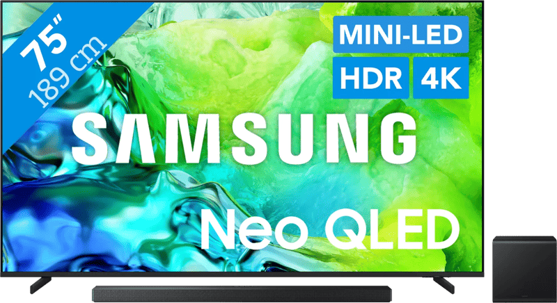 Samsung Neo QLED 75″ QN80H (2026) + Samsung HW-QS700F (2025)
