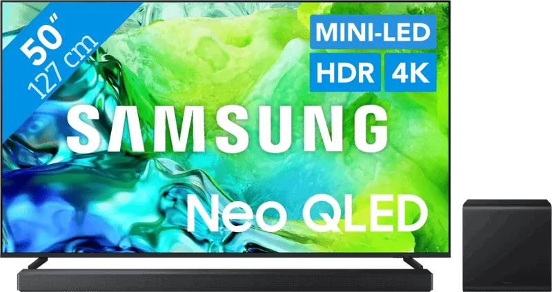 Samsung Neo QLED 50" QN80H (2026) + Samsung HW-QS700F (2025)