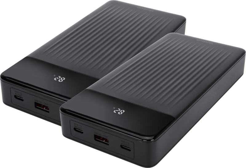 BlueBuilt Power Bank 27.000 mAh met Snelladen 100 Watt Duo Pack