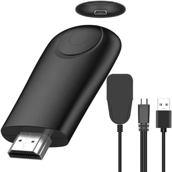 Draadloze HDMI Display Adapter - 1080P Dongle voor Streaming van iPhone, iPad, Android, Windows naar TV
