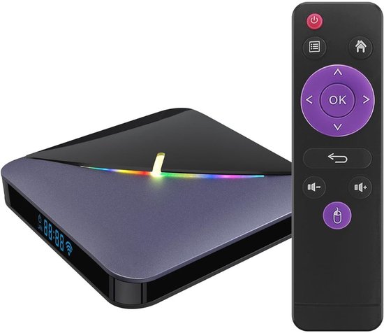 ApexArte® Iptv Box - Mediaplayers - Streaming - Bluetooth - Zwart