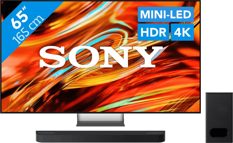 Sony Bravia 7 II True RGB 65″ (2026) + Sony Bravia Theatre Bar 6 Zwart