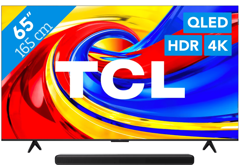 TCL 65″ QLED P79L 4K (2026) + TCL S45H 2.0 Soundbar