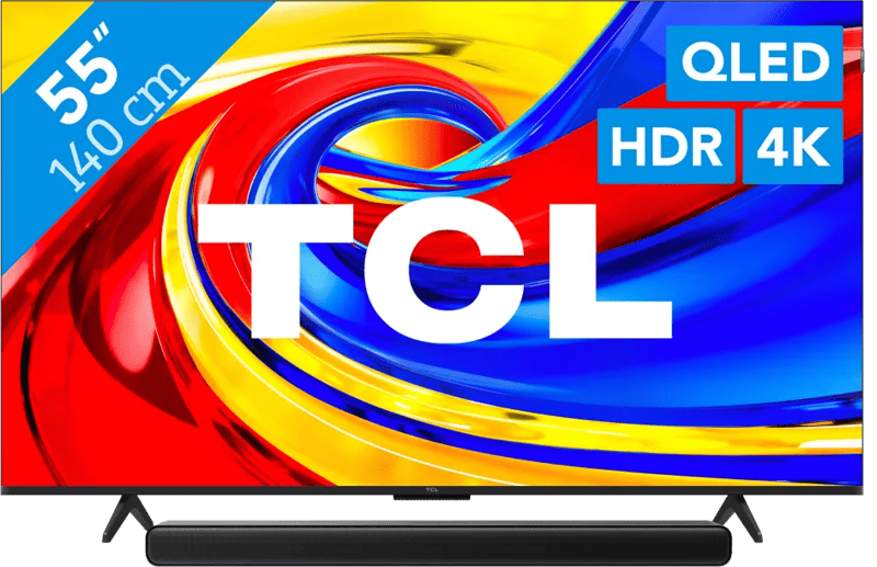 TCL 55″ QLED P79L 4K (2026) + TCL S45H 2.0 Soundbar