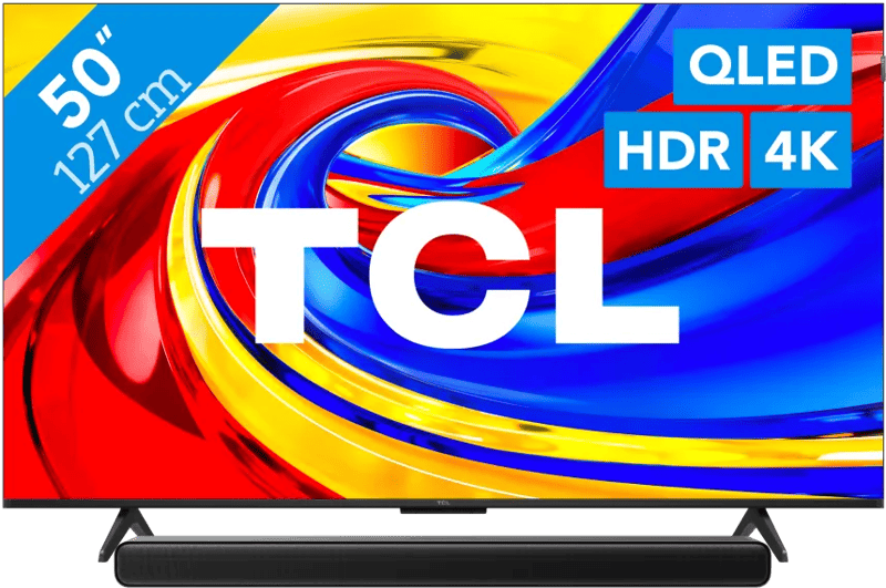 TCL 50″ QLED P79L 4K (2026) + TCL S45H 2.0 Soundbar