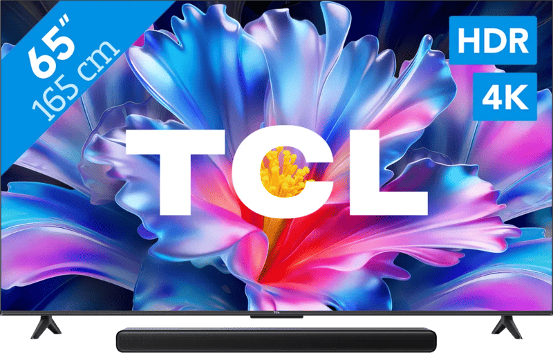 TCL 65″ QLED P6L 4K (2026) + TCL S45H 2.0 Soundbar