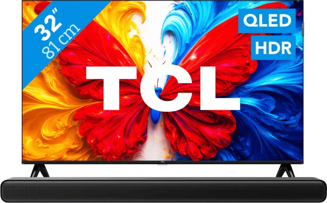 TCL 32″ QLED S5L 4K (2026) + TCL S45H 2.0 Soundbar
