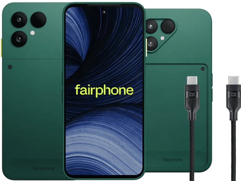 Fairphone 6+ 256GB Groen 5G + Basis Accessoirepakket