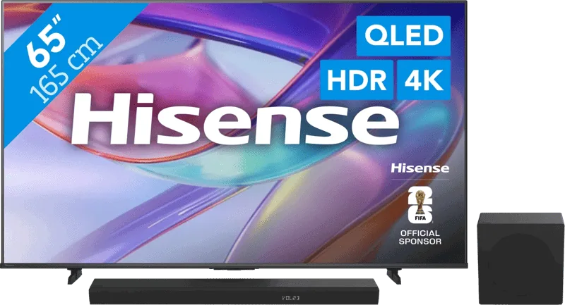 Hisense QLED 65" E79S (2026) + Hisense HS3100