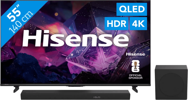 Hisense QLED 55″ E79S PRO (2026) + Hisense HS3100
