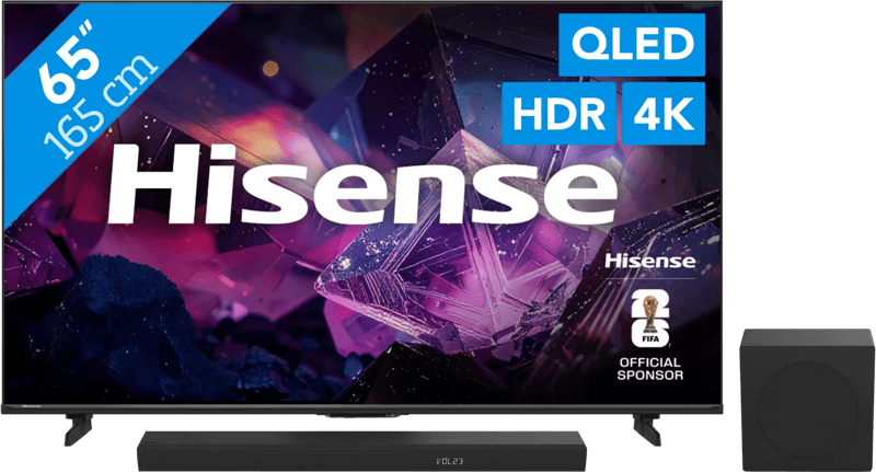 Hisense QLED 65″ E79S PRO (2026) + Hisense HS3100