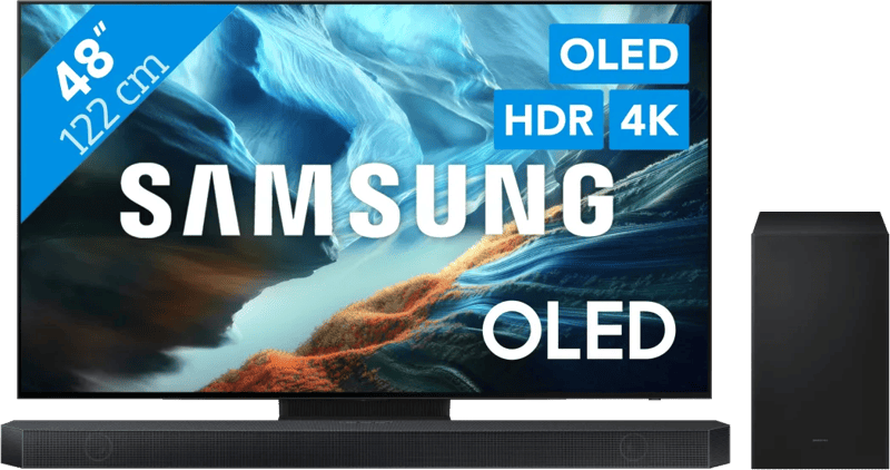 Samsung OLED 48″ S90H (2026) + Samsung HW-Q600H (2026)