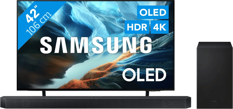Samsung OLED 42″ S90H (2026) + Samsung HW-Q600H (2026)
