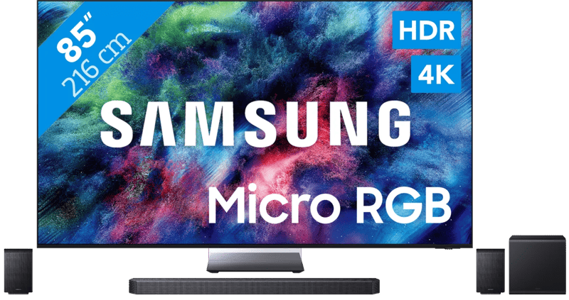 Samsung Micro RGB 85″ R95H (2026) + Samsung HW-Q930H (2026)