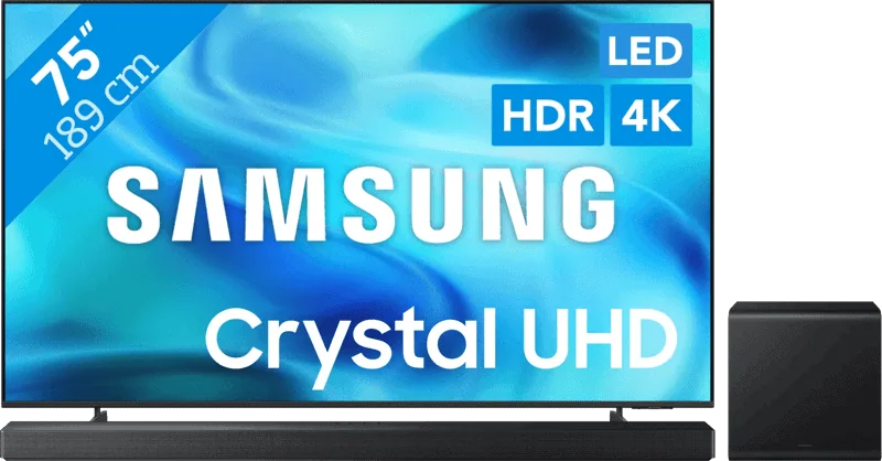 Samsung Led 75" U8070H (2026) + Samsung HW-QS700F (2025)
