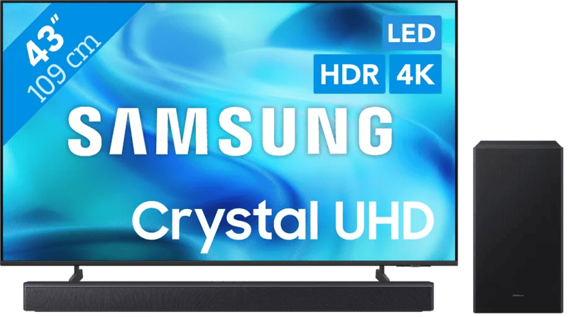 Samsung Led 43″ U8070H (2026) + Samsung HW-B450F (2025)