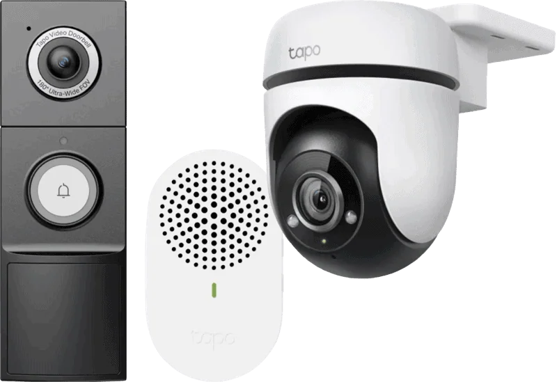 TP-Link Tapo C500 + D235 Smart Battery & Wired Doorbell