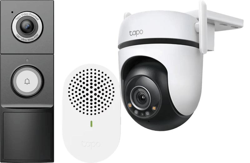 TP-Link Tapo C520WS + D235 Smart Battery & Wired Doorbell