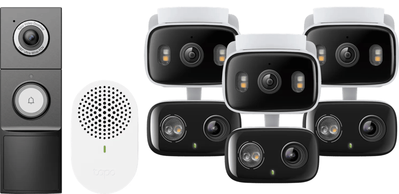 Productnaam TP-Link Tapo C246D 3-Pack + D235 Smart Battery & Wired Doorbell