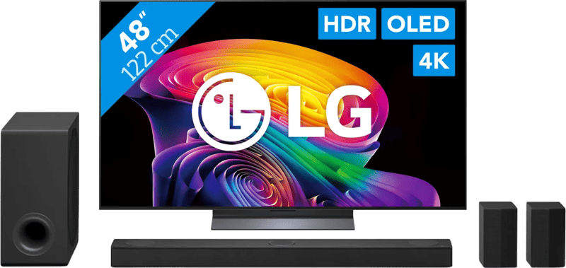 LG OLED 48″ C6 (2026) + LG DS80TR