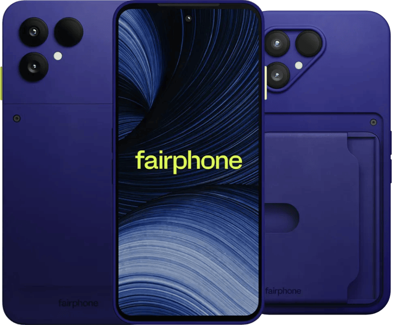 Fairphone 6+ 256GB Blauw 5G + Fairphone 6+ Protective Back Cover Blauw
