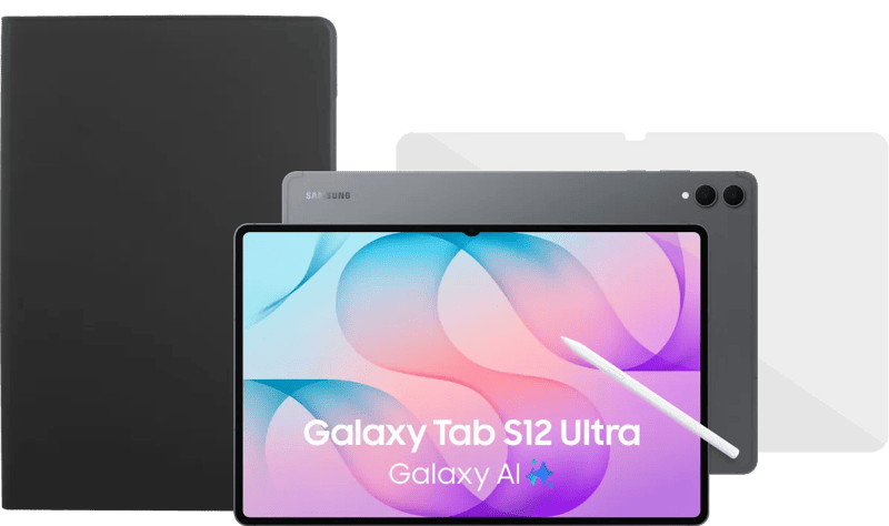 Samsung Galaxy Tab S12 Ultra 14,6 inch 256GB Wifi Grijs + Beschermpakket