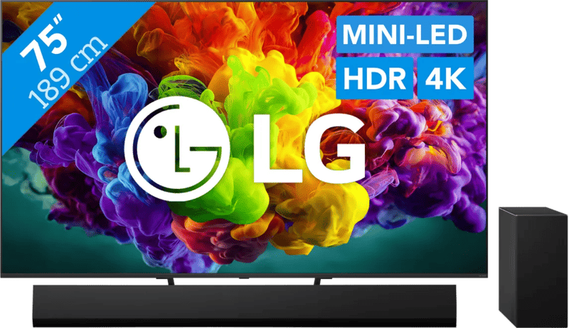 LG Mini-led 75″ QNED93 (2026) + LG DSG10TY