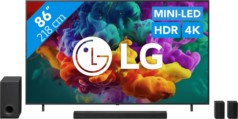 LG Mini-led 86″ QNED85 (2026) + LG DS80TR