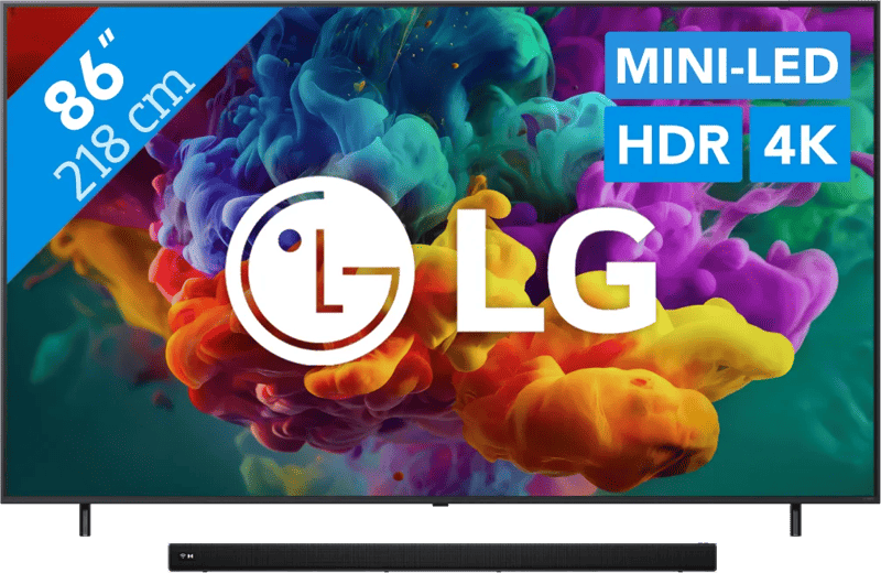 LG Mini-led 86″ QNED85 (2026) + LG H7