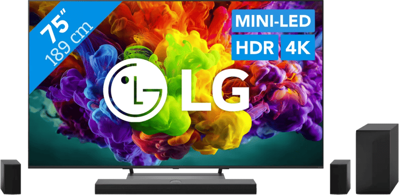 LG Mini-led 75″ QNED85 (2026) + LG DS70TR