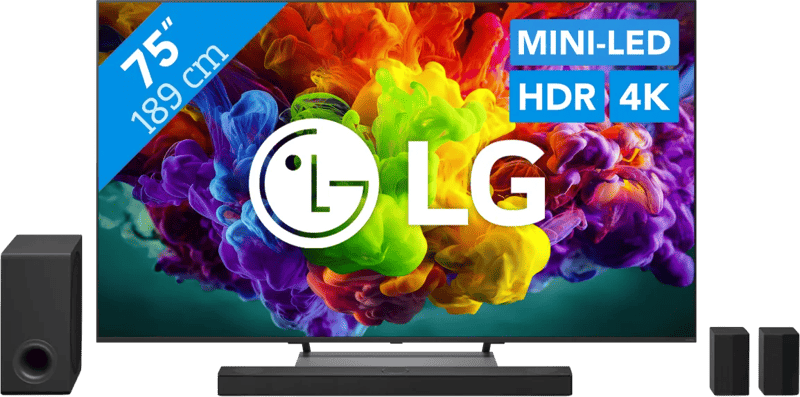 LG Mini-led 75″ QNED85 (2026) + LG DS80TR