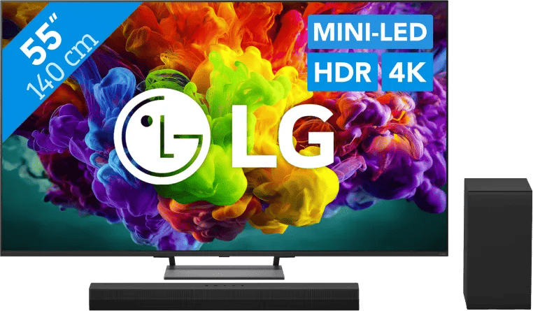 LG Mini-led 55″ QNED85 (2026) + LG DS40T