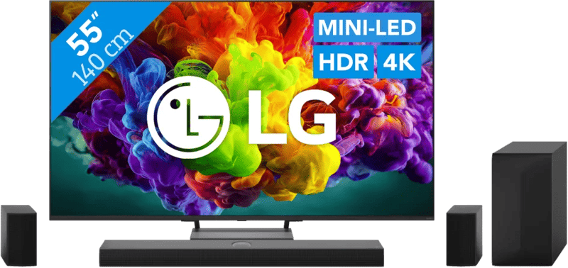 LG Mini-led 55″ QNED85 (2026) + LG DS70TR