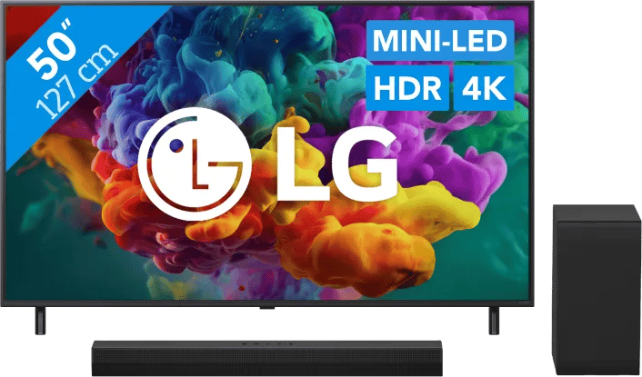 LG Mini-led 50″ QNED85 (2026) + LG DS40T