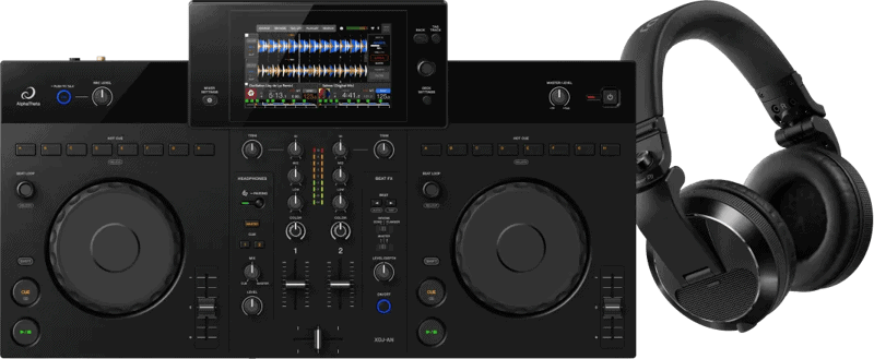 Alpha Theta XDJ-AN + Pioneer HDJ-X7