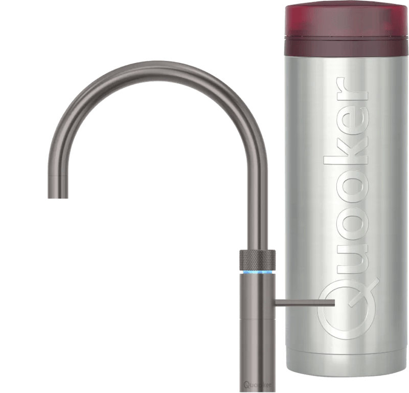 Quooker PRO3 + Quooker Fusion Round Gunmetal