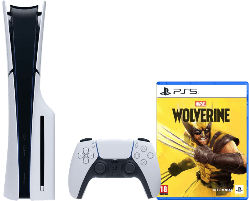 PlayStation 5 Slim Disc Edition + Marvel's Wolverine