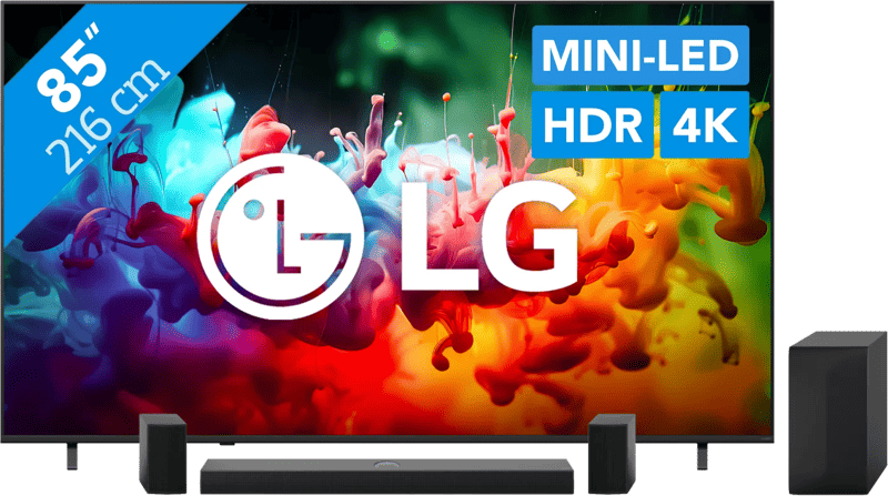 LG Mini-led 85″ QNED70 (2026) + LG DS70TR