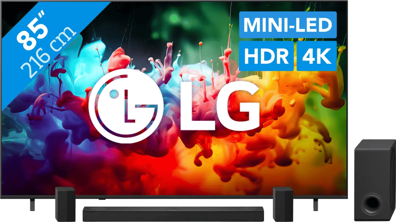 LG Mini-led 85″ QNED70 (2026) + LG DS80TR