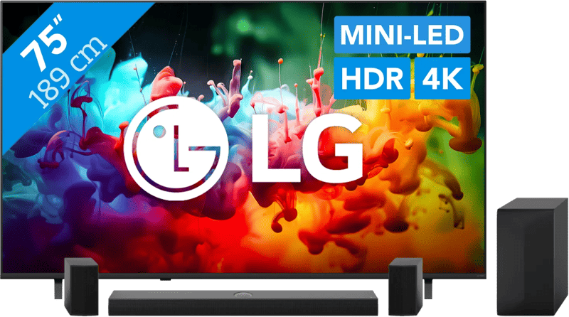 LG Mini-led 75″ QNED70 (2026) + LG DS70TR