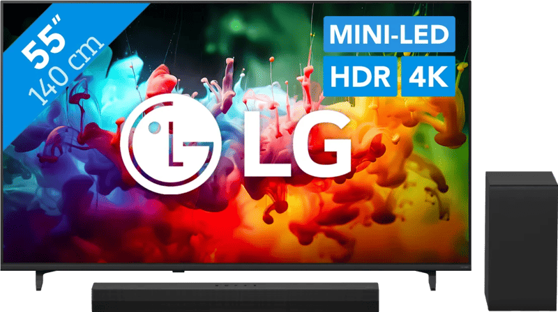 LG Mini-led 55″ QNED71 (2026) + LG DS40T