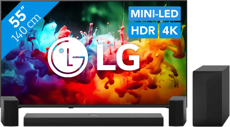 LG Mini-led 55″ QNED71 (2026) + LG DS70TR