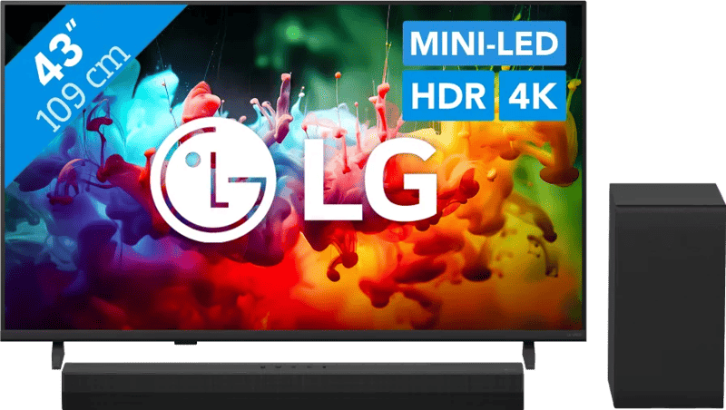 LG Mini-led 43″ QNED71 (2026) + LG DS40T