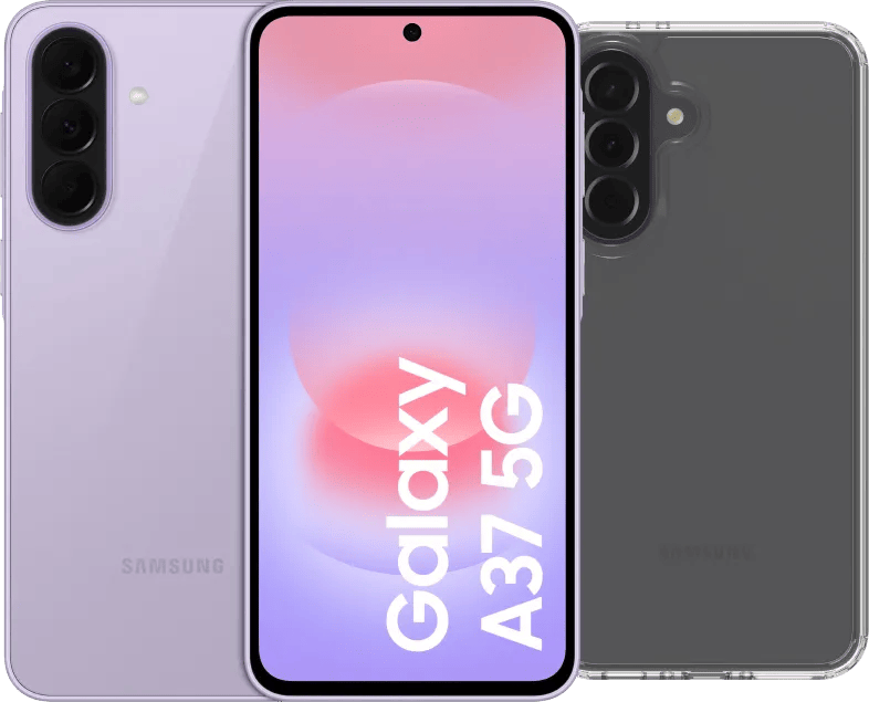 Samsung Galaxy A37 256GB Roze 5G + BlueBuilt Back Cover Transparant