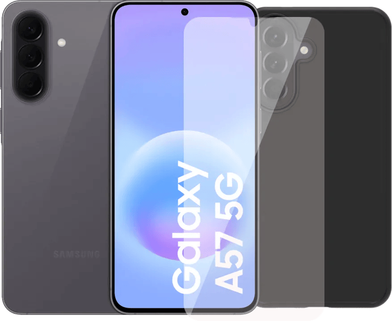 Samsung Galaxy A57 256GB Grijs 5G + Accessoirepakket