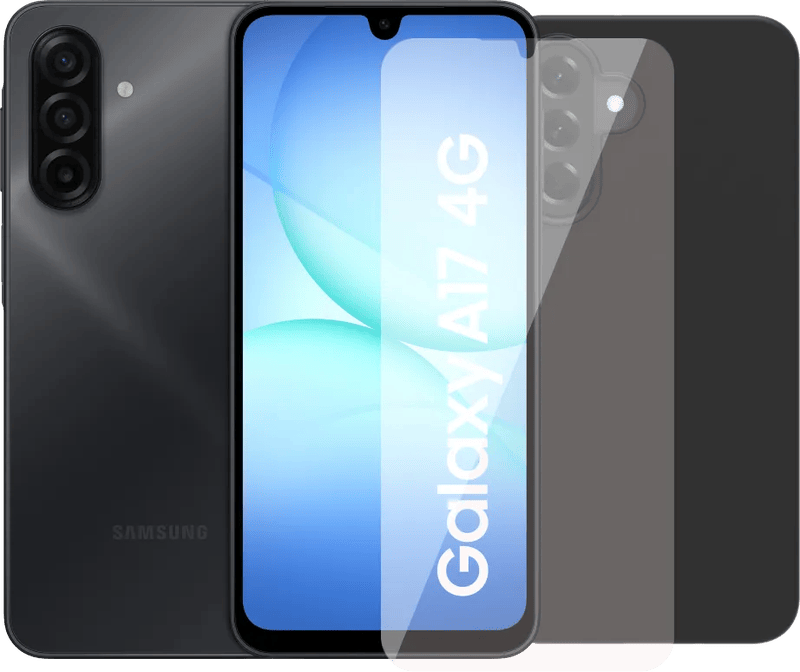 Samsung Galaxy A17 128GB Zwart 4G + Accessoirepakket