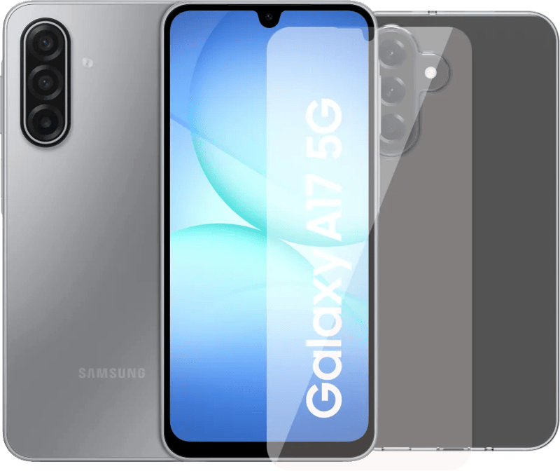Samsung Galaxy A17 128GB Grijs 5G + Accessoirepakket