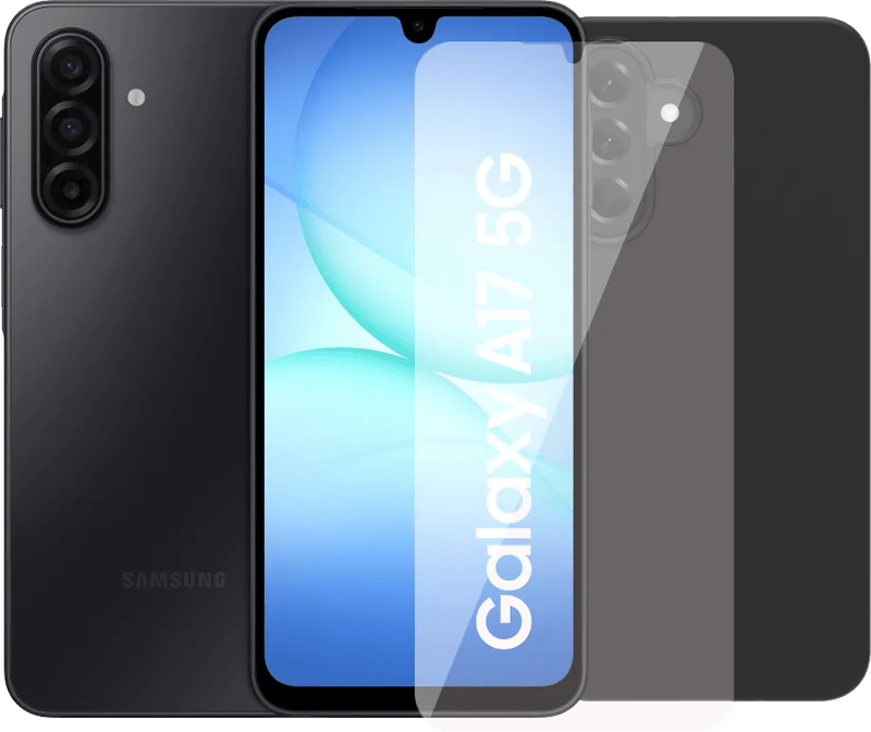 Samsung Galaxy A17 128GB Zwart 5G + Accessoirepakket