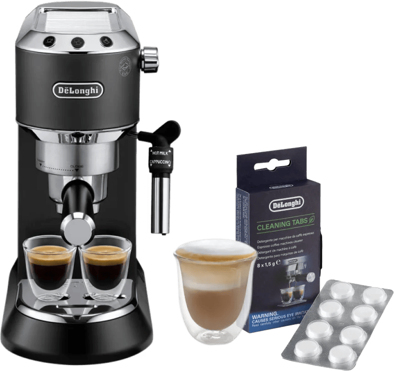 De'Longhi EC685.BK Dedica Zwart + Reinigingstabletten
