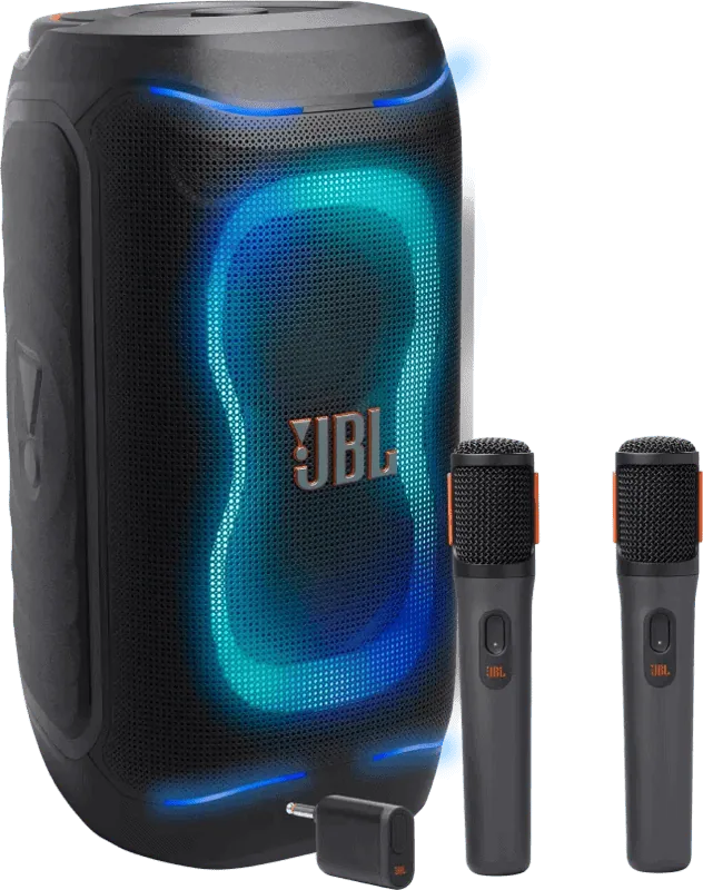 JBL Partybox 130 Zwart + JBL Draadloze Microfoonset